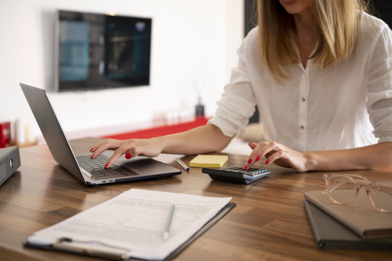 working from home time management concept